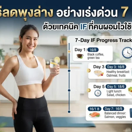 วิธีลดพุงล่าง อย่างเร่งด่วน 7 วัน ด้วยเทคนิค IF ที่คนผอมไวใช้กัน