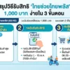 สรุปวิธีรับสิทธิ ‘ไทยช่วยไทยพลัส’ 1,000 บาท ง่ายใน 3 ขั้นตอน
